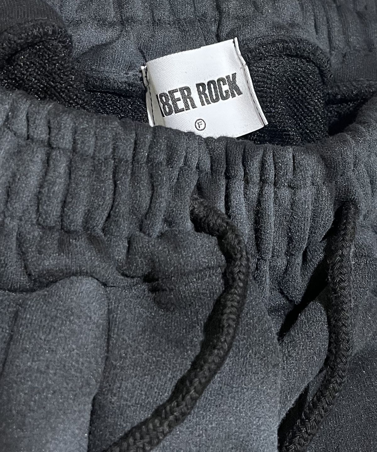 스케이터락(SK8ER ROCK) Cross Grunge Sweat Wide Pants ((black))