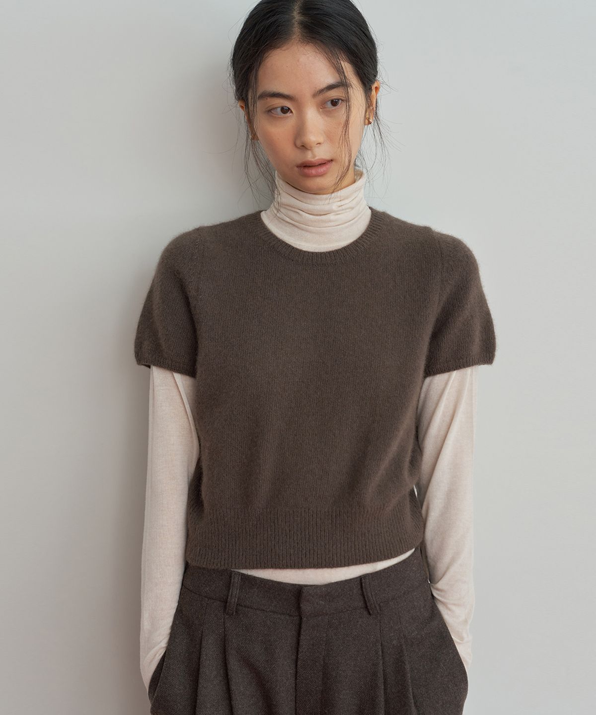 오어서울(AURE SEOUL) 머플러 하프니트 [3color]