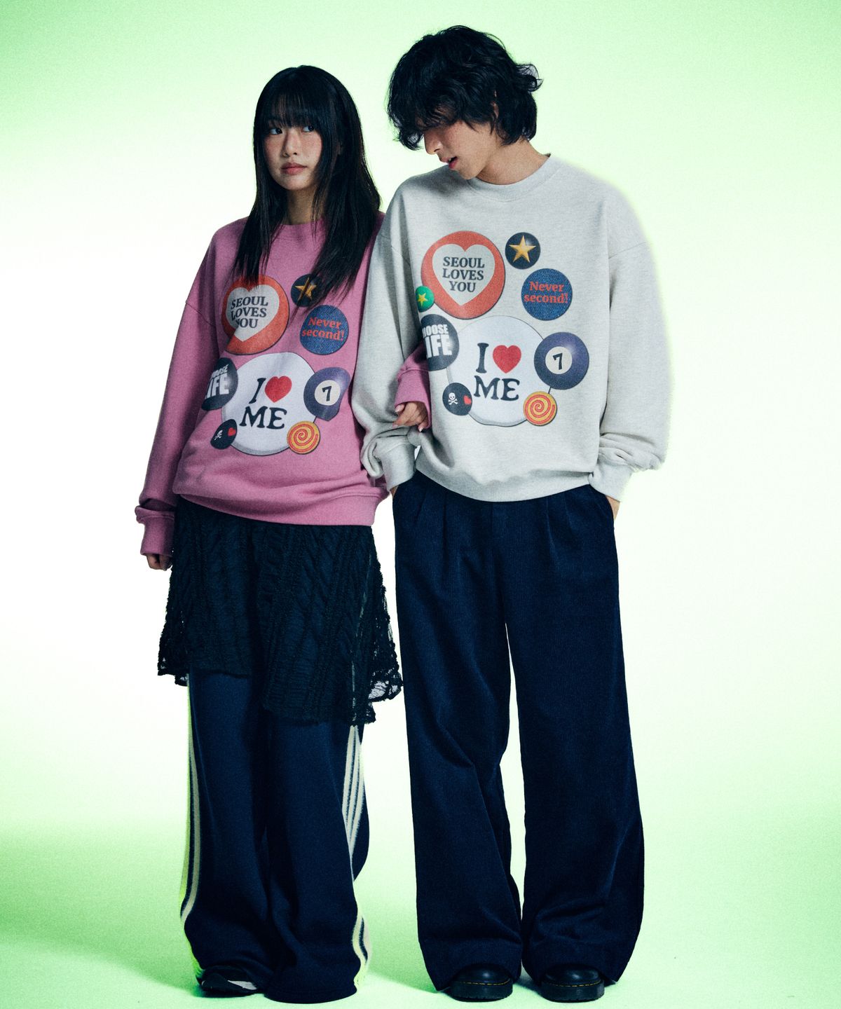 유얼쎄시(YOUR SASSY) Patch Jam Sweatshirt (OATMEAL)