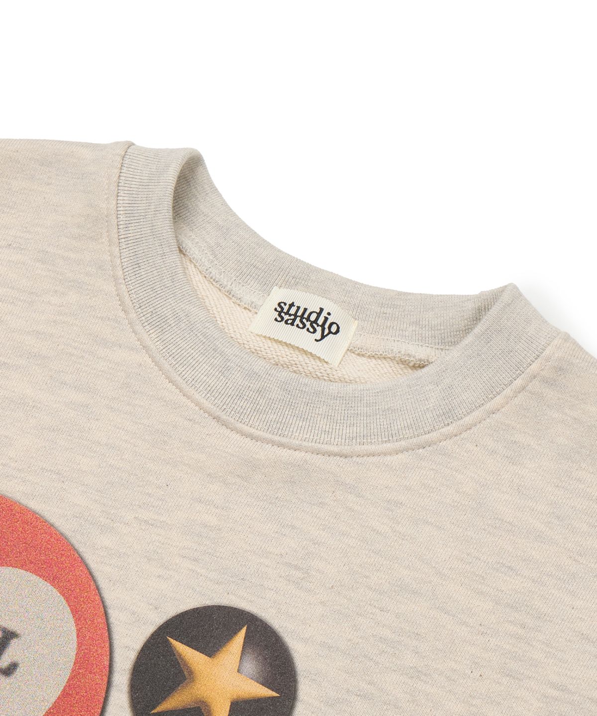 유얼쎄시(YOUR SASSY) Patch Jam Sweatshirt (OATMEAL)