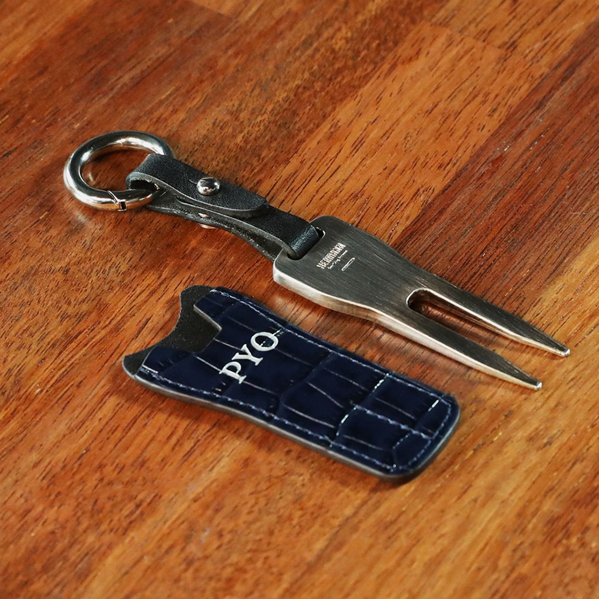 헤르만(HERMANN) 골프 앨리 가죽 디봇 툴 및 케이스 Divot Tool & Case