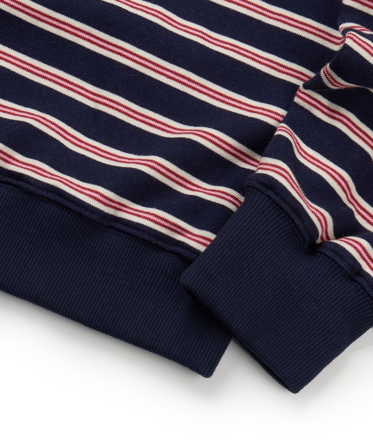 유얼쎄시(YOUR SASSY) Triangle Stripe Logo Sweatshirt (NAVY)
