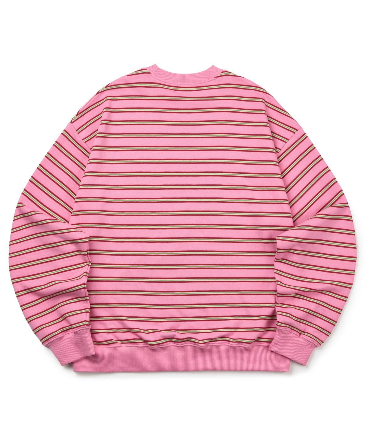 유얼쎄시(YOUR SASSY) Triangle Stripe Logo Sweatshirt (PINK)
