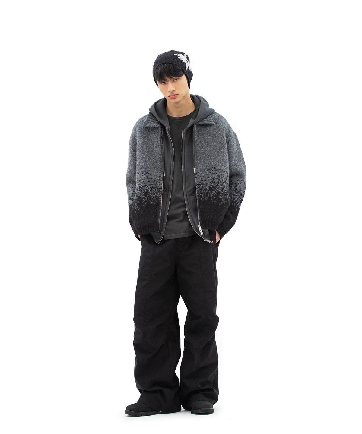 데프가먼츠(DEFGARMENTS) COZY COLLAR GARDIGAN [2COLOR]