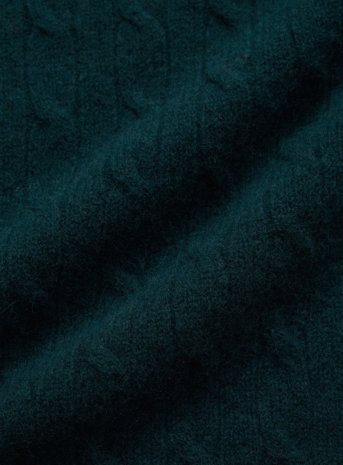 더바넷(THEBARNNET) Oversized Shaggy Dog Knit Sweater_Green