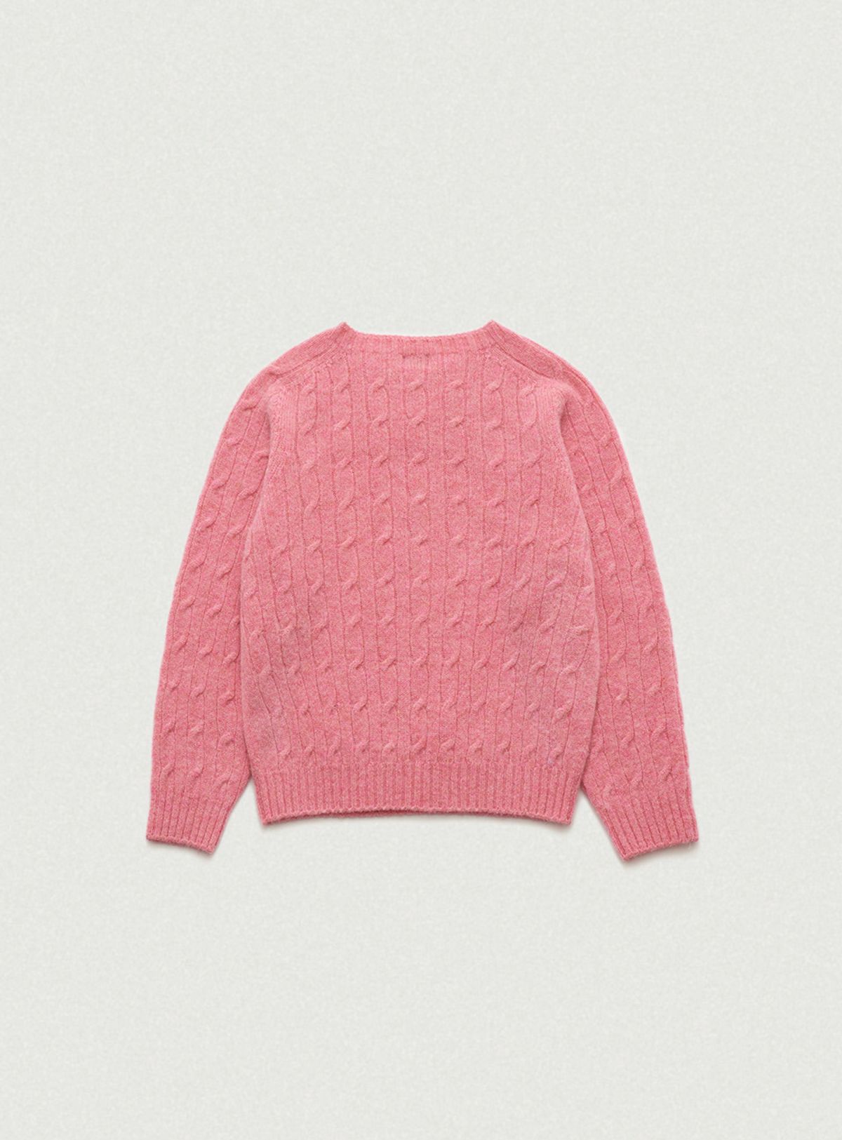 더바넷(THEBARNNET) Oversized Shaggy Dog Knit Sweater_Pink