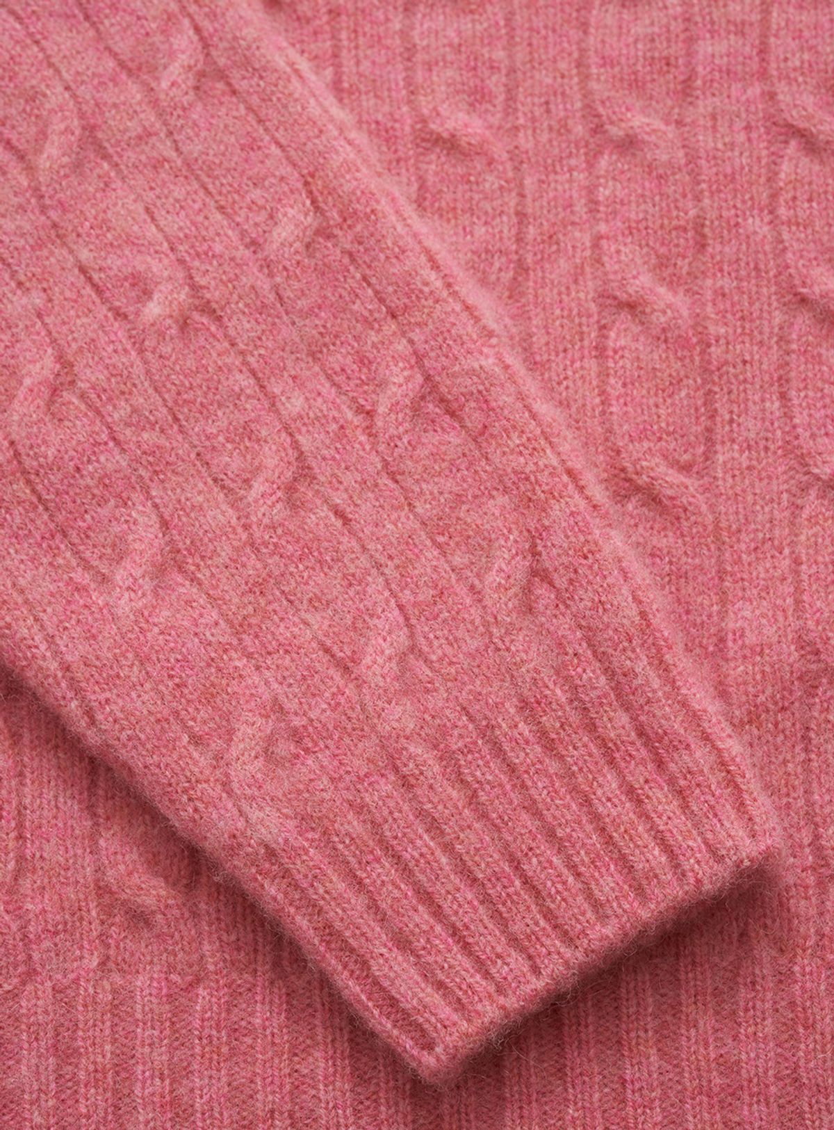 더바넷(THEBARNNET) Oversized Shaggy Dog Knit Sweater_Pink