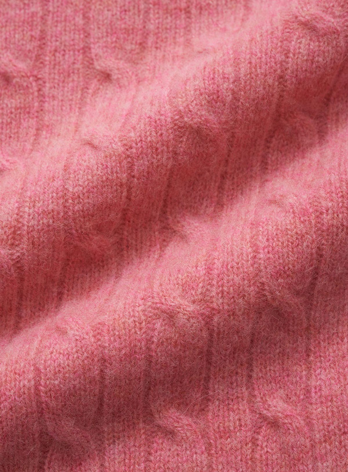 더바넷(THEBARNNET) Oversized Shaggy Dog Knit Sweater_Pink