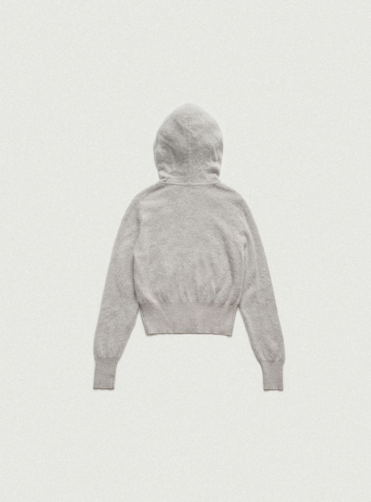 더바넷(THEBARNNET) Fuzzy Hoodie Knit Zip-Up_Grey