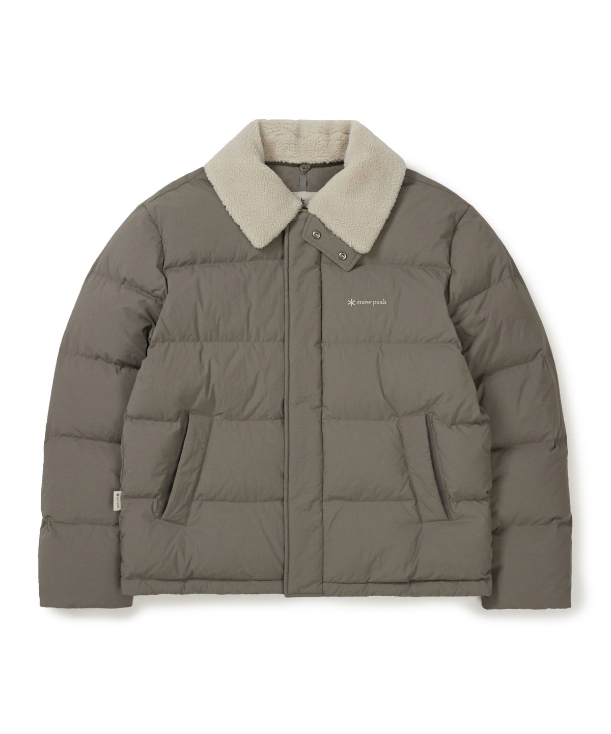 스노우피크 어패럴(SNOWPEAK APPAREL) 카라 부클넥 헤비 다운 자켓 (S25WMGDJ56) Dark Khaki