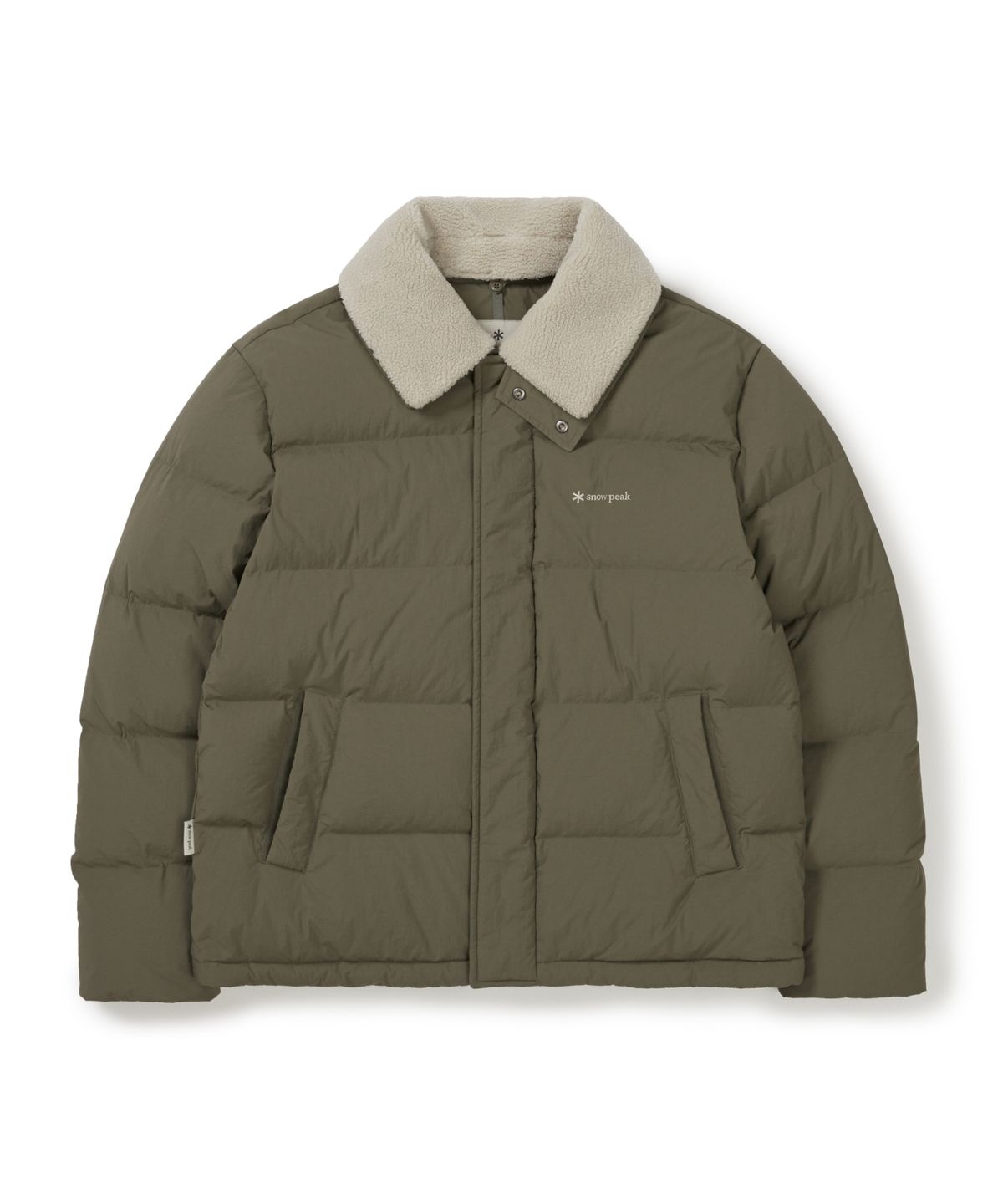 스노우피크 어패럴(SNOWPEAK APPAREL) 카라 부클넥 헤비 다운 자켓 (S25WMGDJ56) Khaki