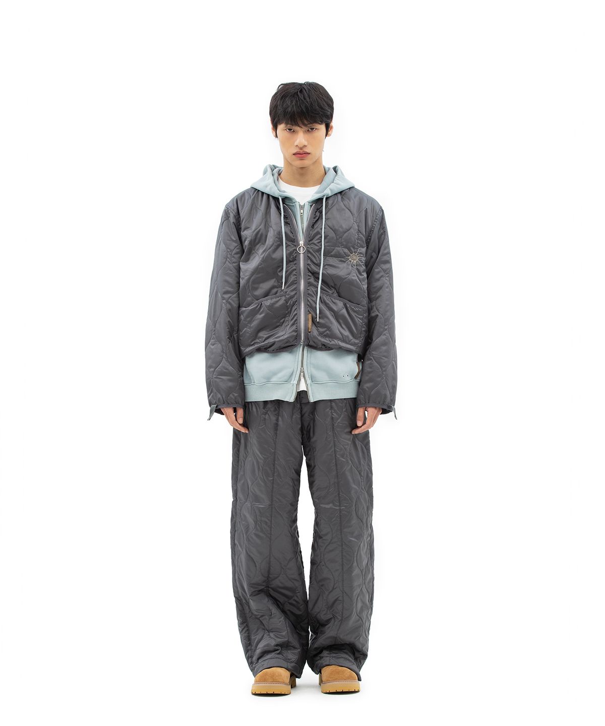 데프가먼츠(DEFGARMENTS) NEEDLE QUILTING PANTS [4COLOR]