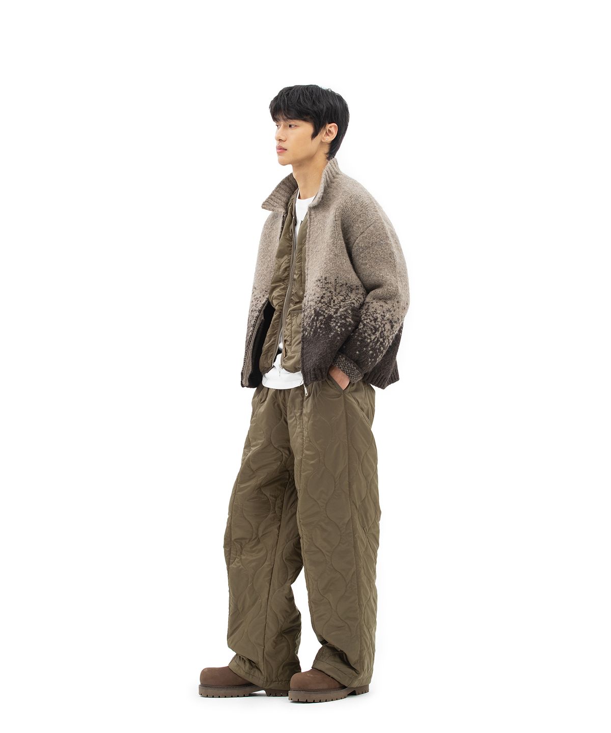 데프가먼츠(DEFGARMENTS) NEEDLE QUILTING PANTS [4COLOR]