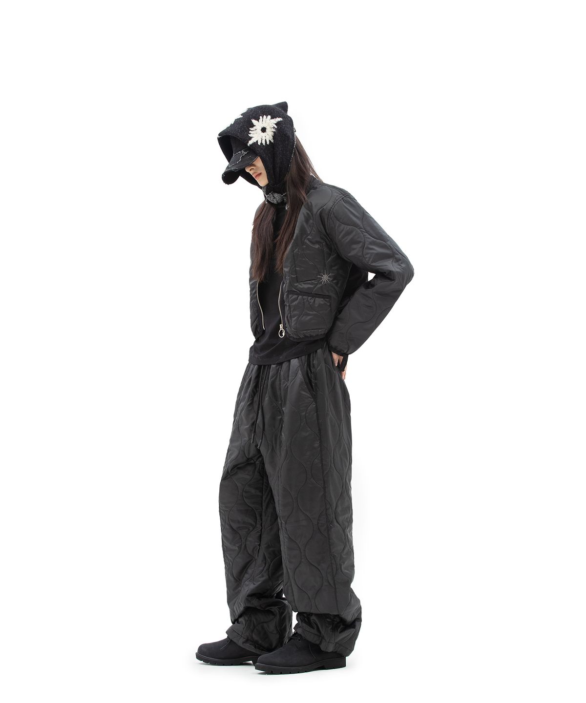 데프가먼츠(DEFGARMENTS) NEEDLE QUILTING PANTS [4COLOR]