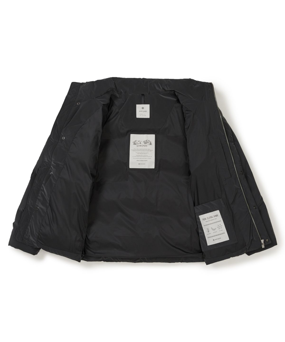 스노우피크 어패럴(SNOWPEAK APPAREL) 실키 스탠드넥 미들 다운 자켓 (S25WMTDJ28) Charcoal