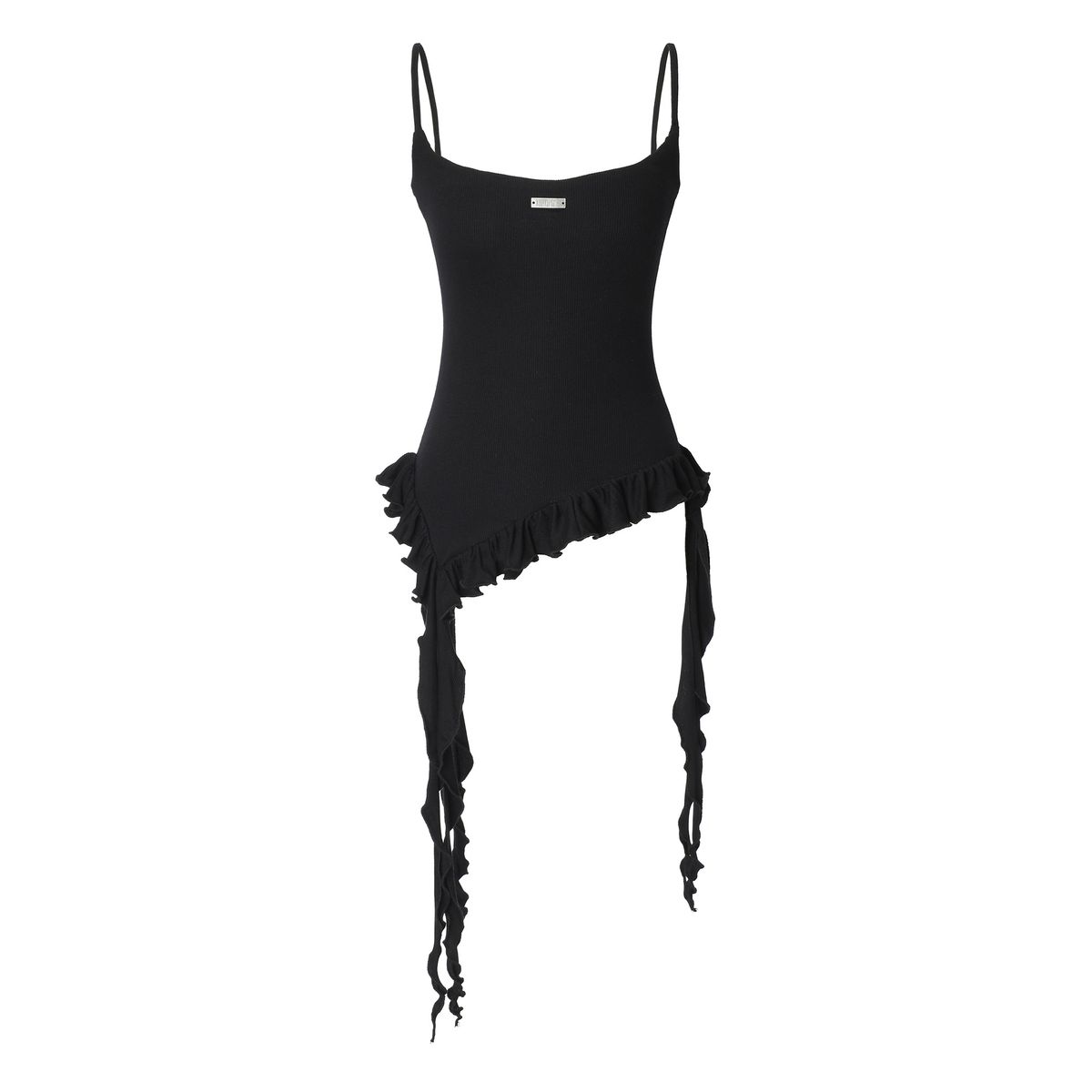 카키포인트(KHAKIPOINT) Ruffle Layered Sleeveless (black)