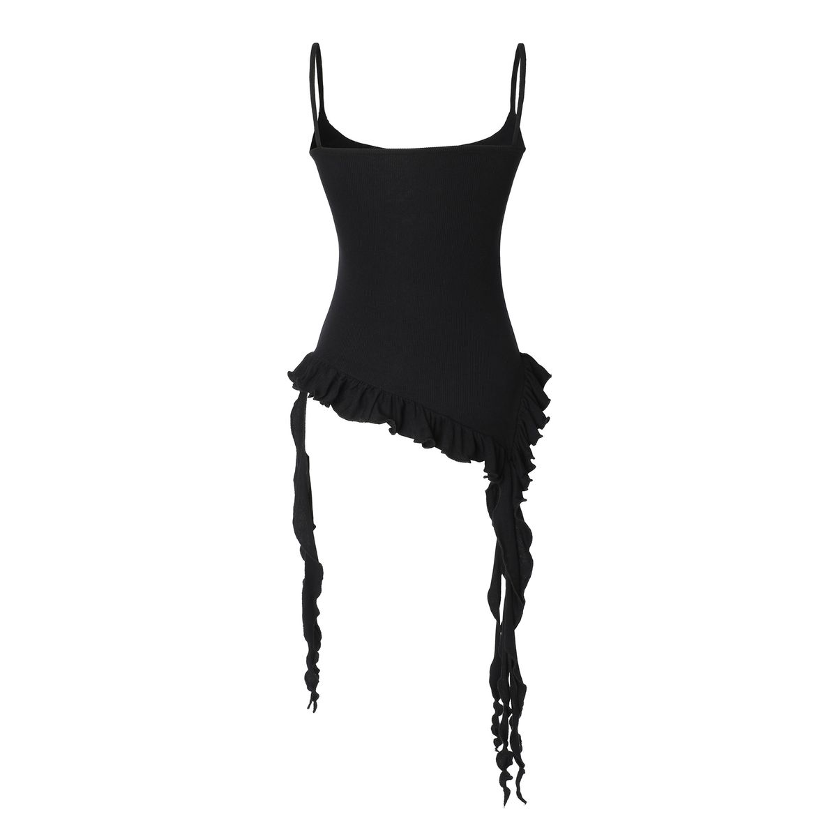 카키포인트(KHAKIPOINT) Ruffle Layered Sleeveless (black)