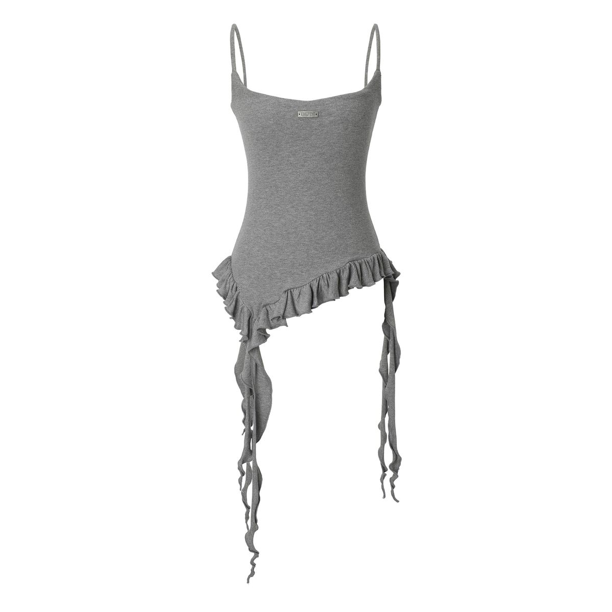 카키포인트(KHAKIPOINT) Ruffle Layered Sleeveless (gray)
