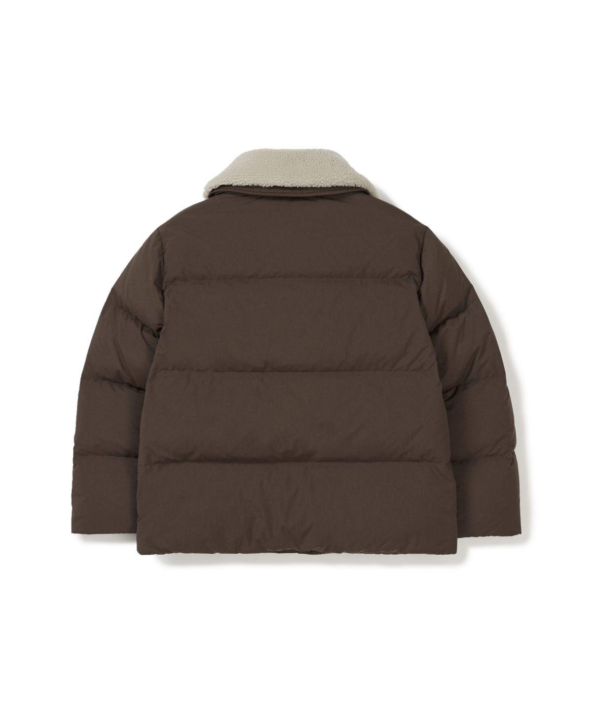 스노우피크 어패럴 키즈(SNOWPEAK APPAREL KIDS) 키즈 랜드에어 카라 부클넥 헤비 다운 자켓 (S25WKFDJ81) Choco Brown