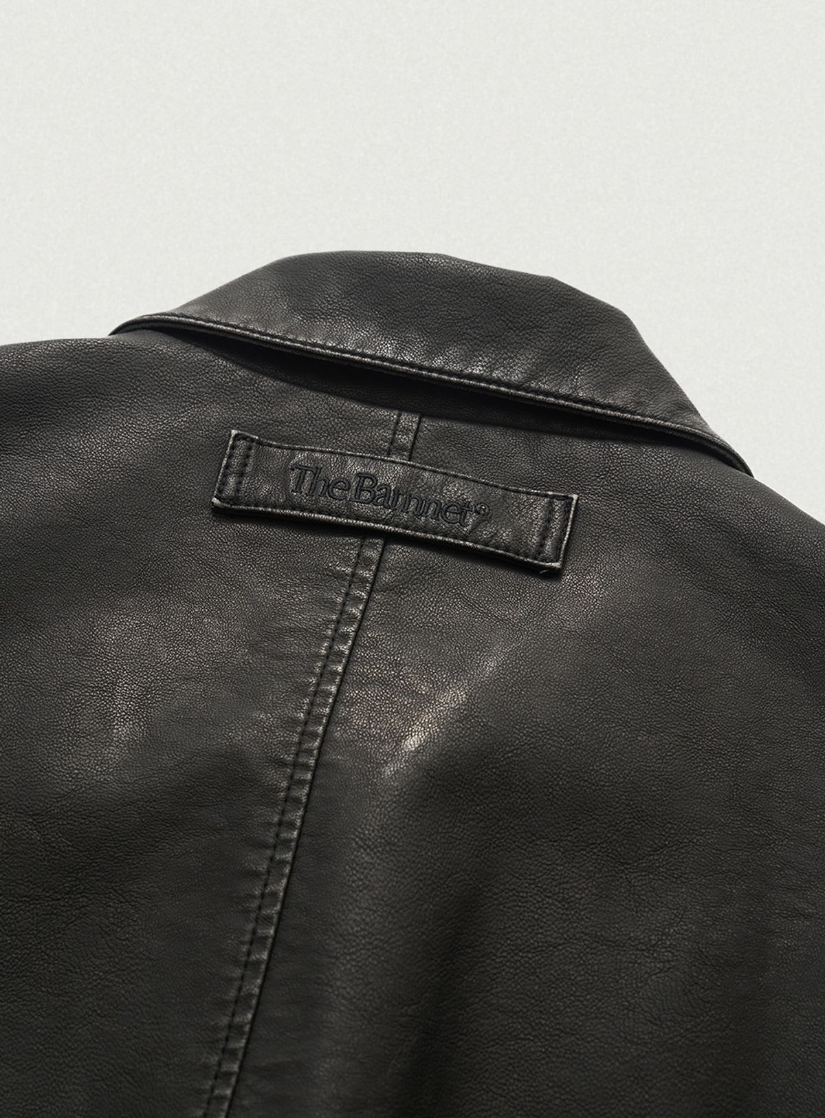 더바넷(THEBARNNET) Brine Vintage Leather Jacket_Black