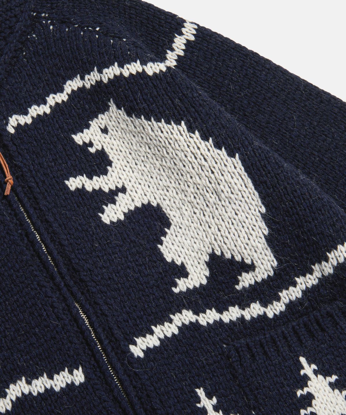 에스피오나지(ESPIONAGE) Cowichan Heavy Cardigan Polar Bear