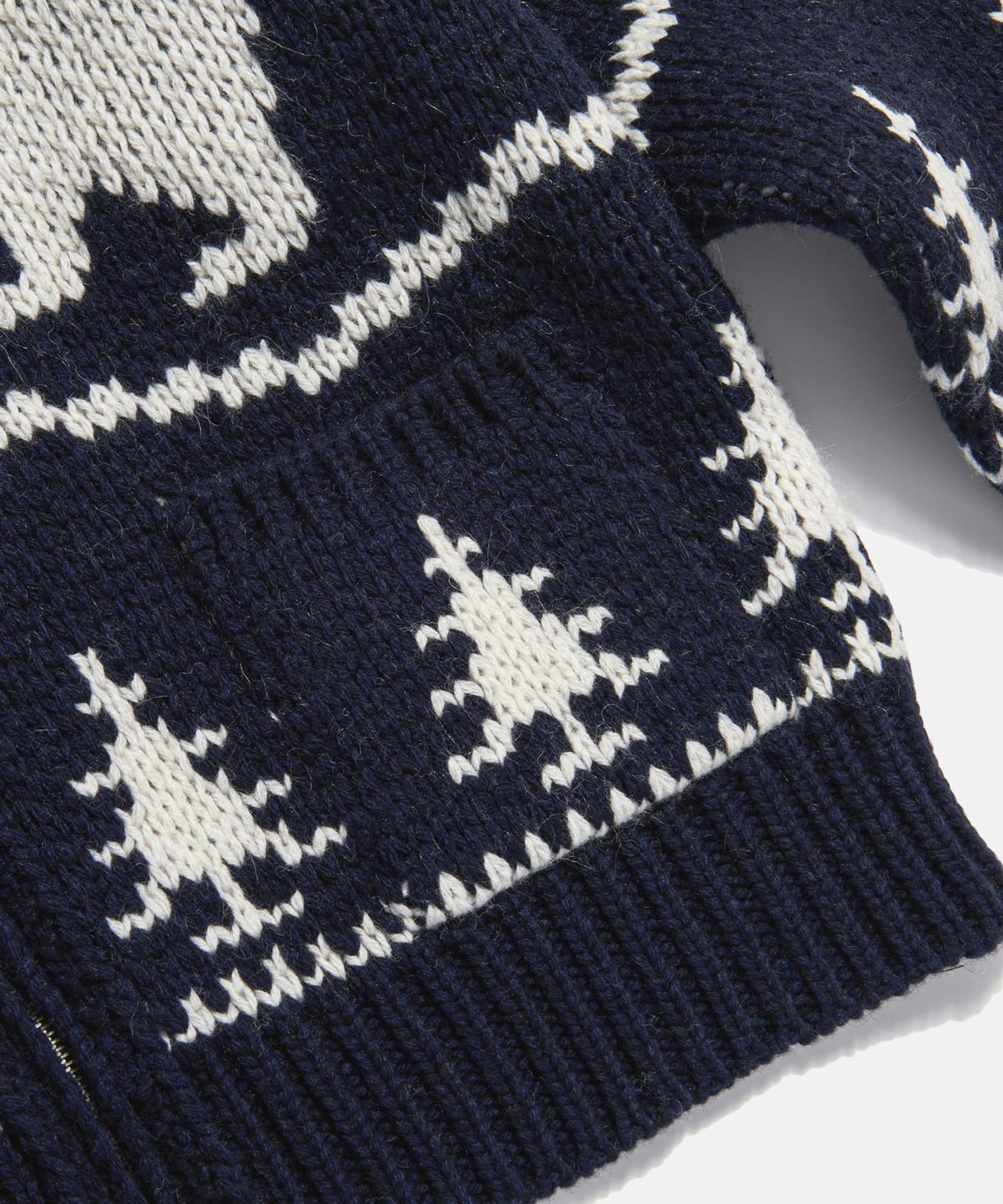 에스피오나지(ESPIONAGE) Cowichan Heavy Cardigan Polar Bear