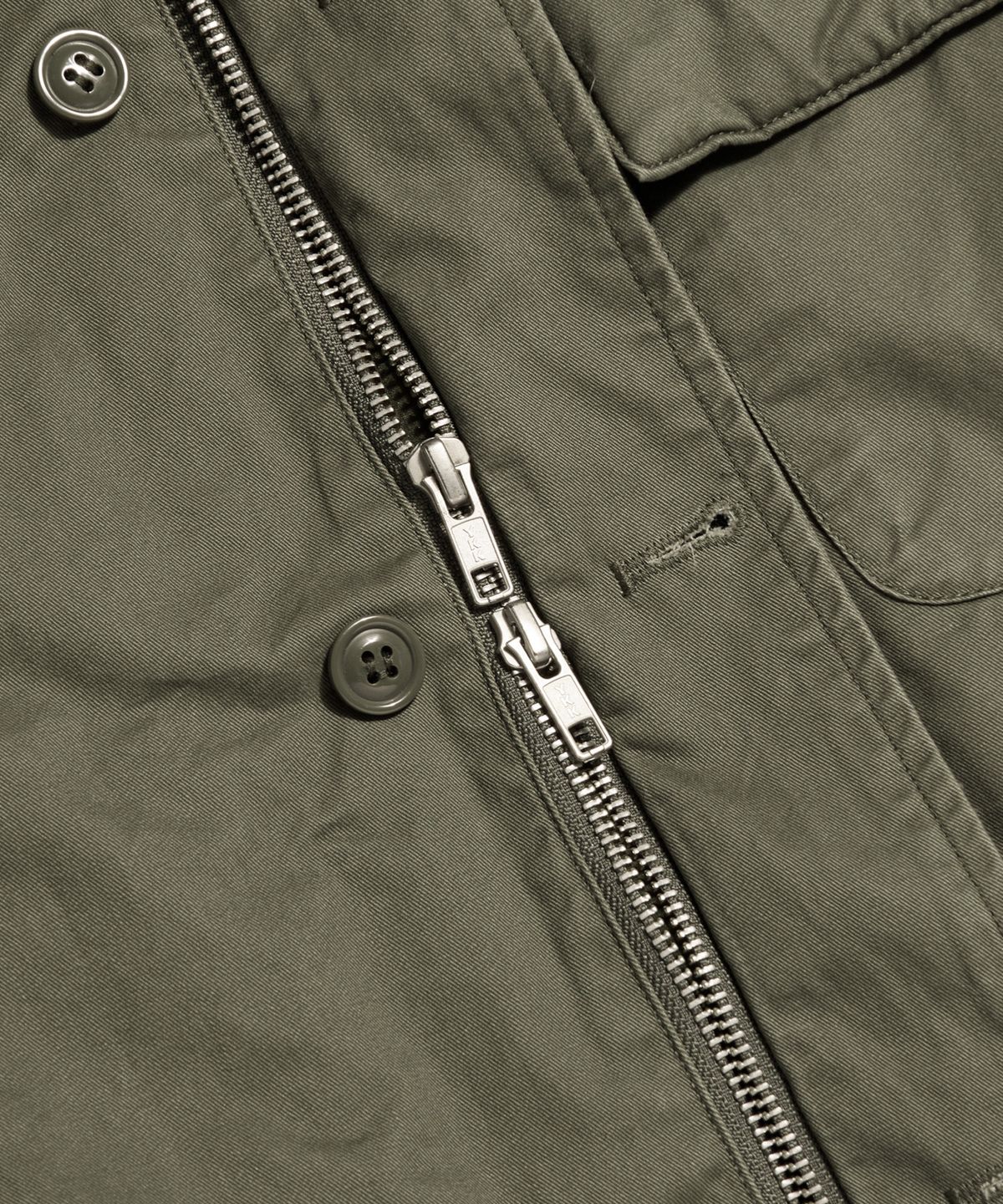 에스피오나지(ESPIONAGE) Insulated A-2 Deck Jacket Olive