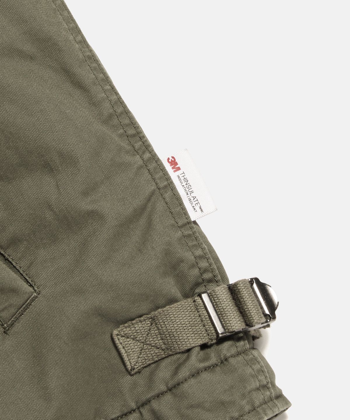 에스피오나지(ESPIONAGE) Insulated A-2 Deck Jacket Olive