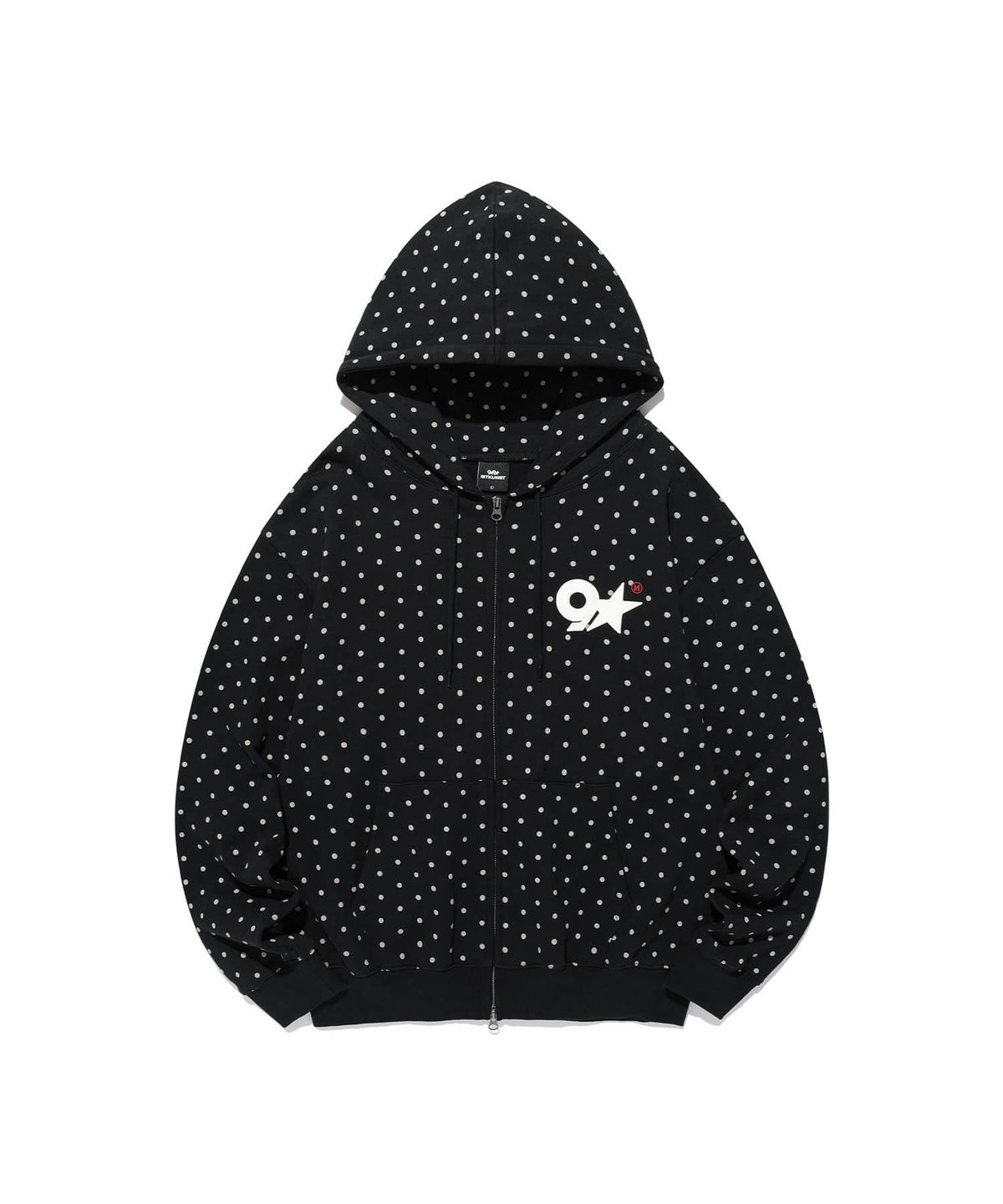 이스트쿤스트(ISTKUNST) X9090 9STAR HOOD ZIP UP_BLACK(IK2FFMM485B)