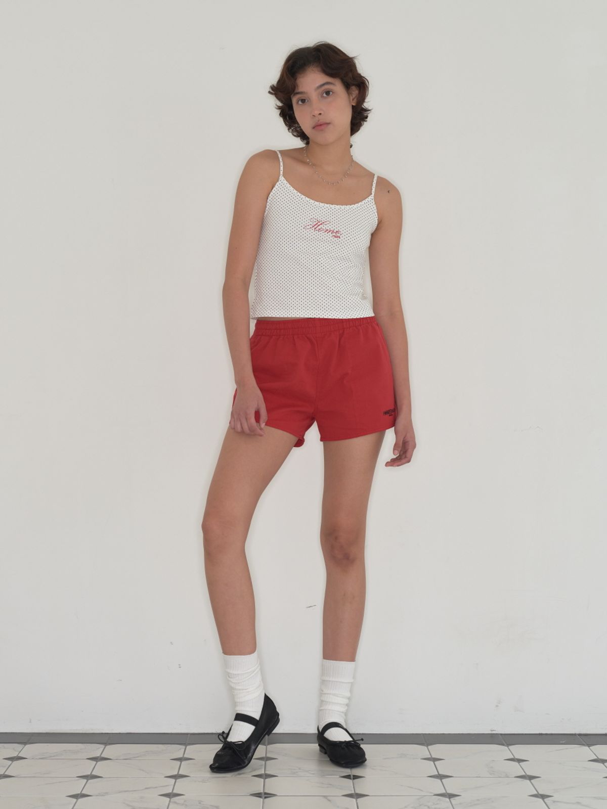 홈바디띵즈(HOMEBODY THINGS) Comfy Cotton Shorts (RED)