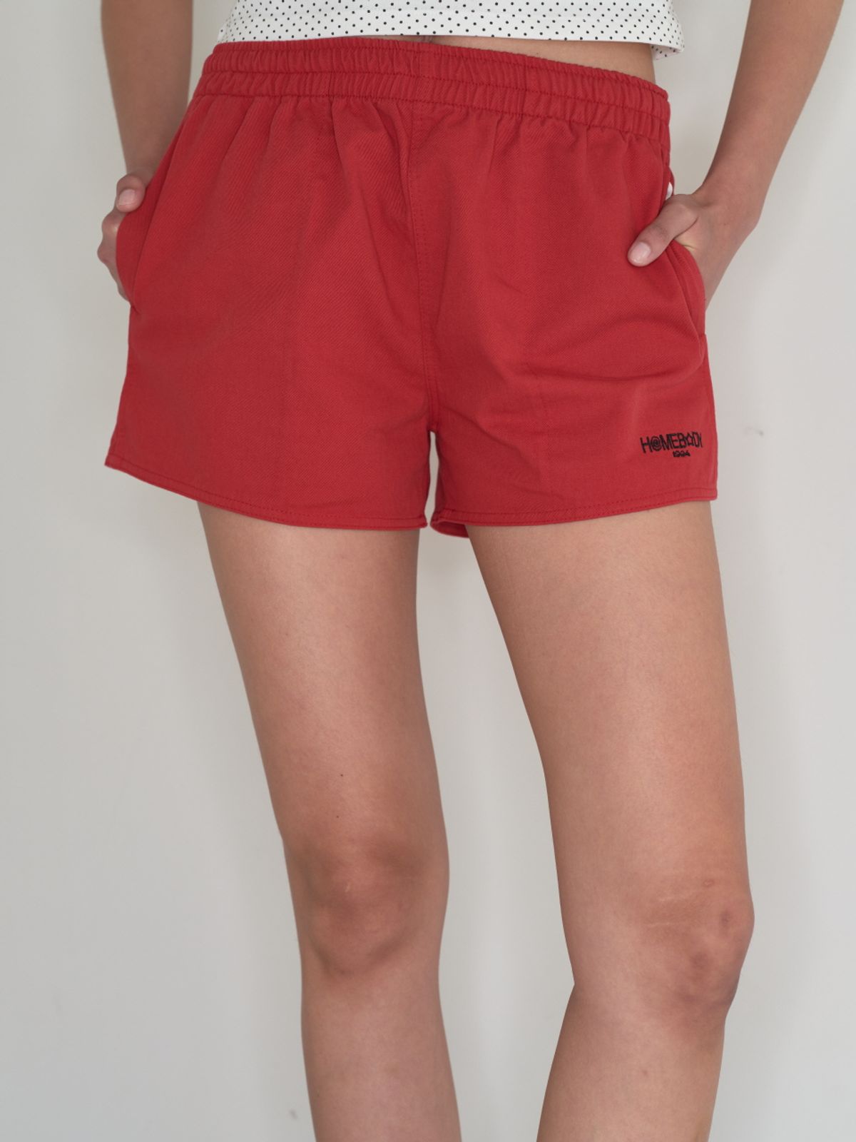 홈바디띵즈(HOMEBODY THINGS) Comfy Cotton Shorts (RED)