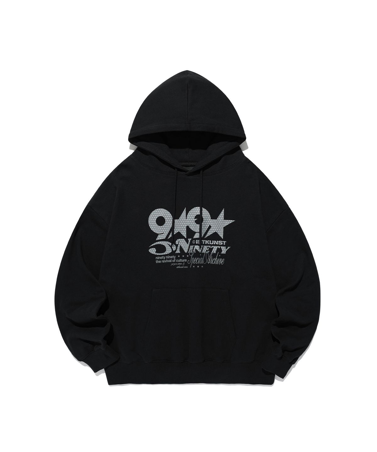 이스트쿤스트(ISTKUNST) X9090 9STAR HOODIE_BLACK(IK2FFMM411B)