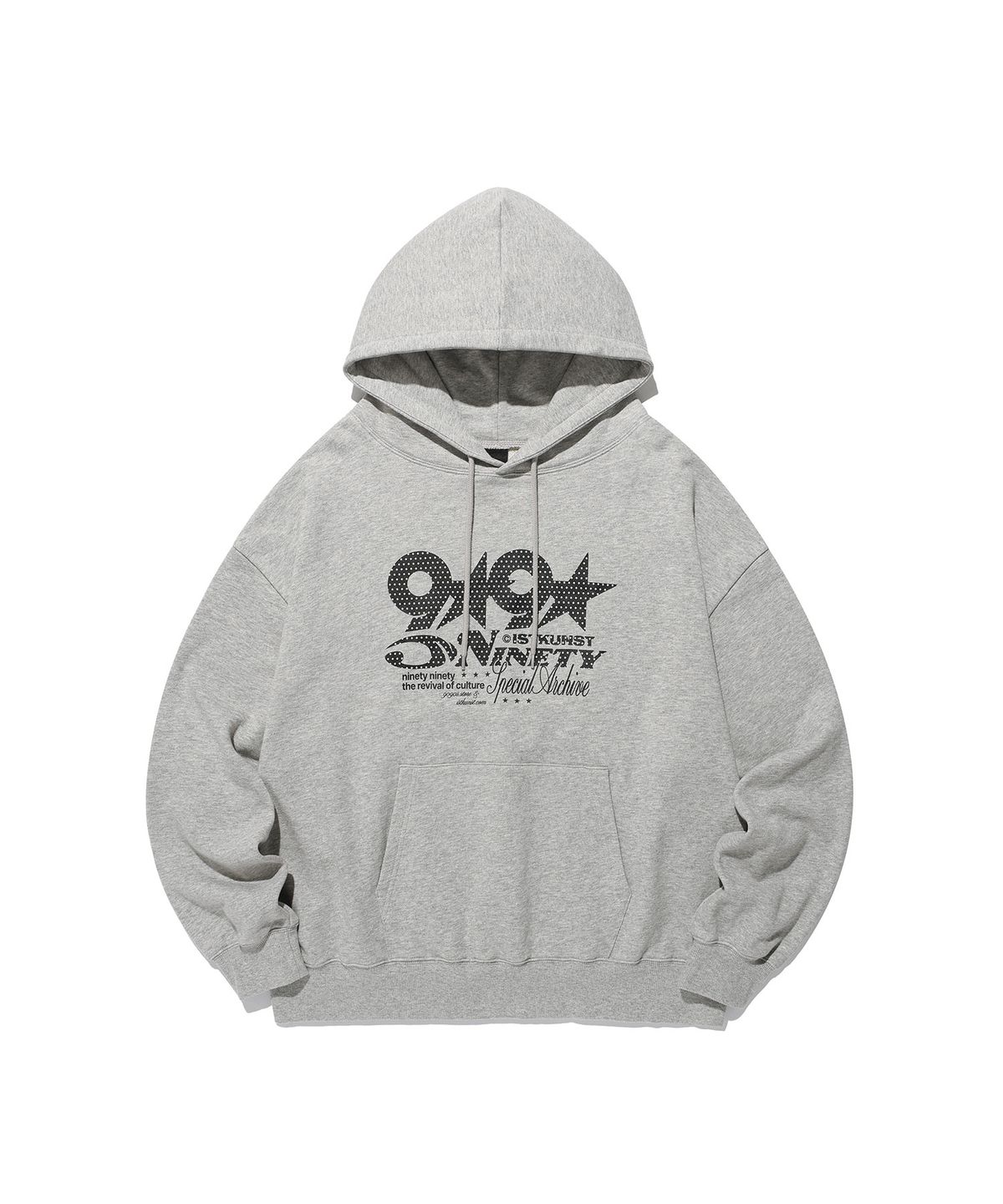 이스트쿤스트(ISTKUNST) X9090 9STAR HOODIE_GREY(IK2FFMM411B)
