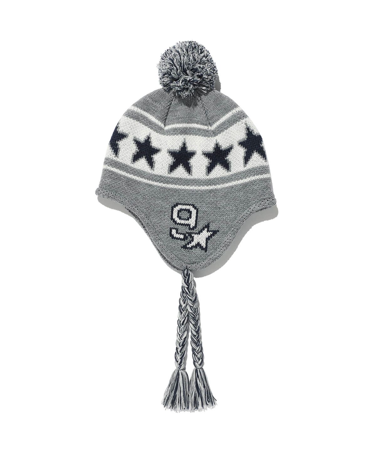 이스트쿤스트(ISTKUNST) X9090 9STAR EARFLAP BEANIE_GREY(IK2FFMAB24B)