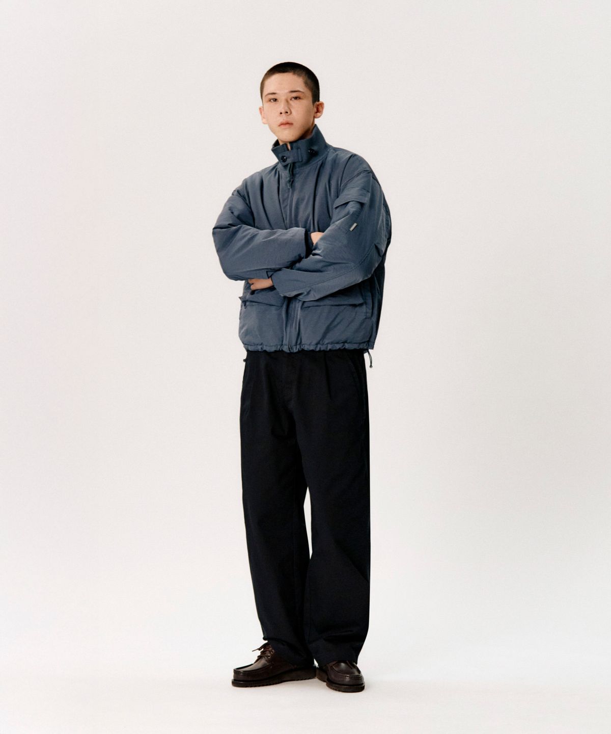에스피오나지(ESPIONAGE) Reversible G-8 WEP Jacket Navy