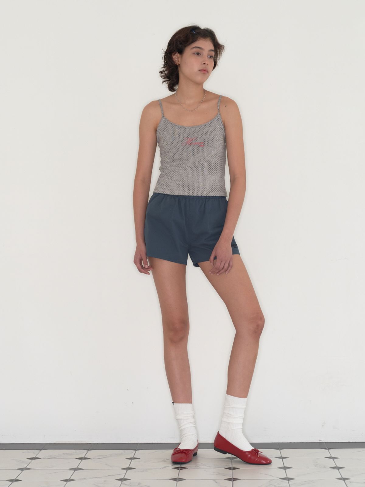 홈바디띵즈(HOMEBODY THINGS) Comfy Cotton Shorts (NAVY)