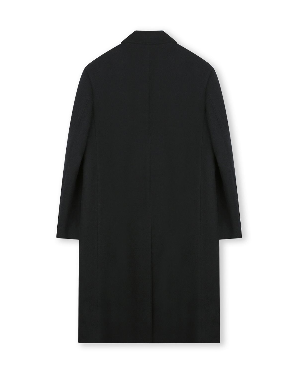 비슬로우(BESLOW) DOUBLE BREASTED ALPACA MAXI COAT BLACK