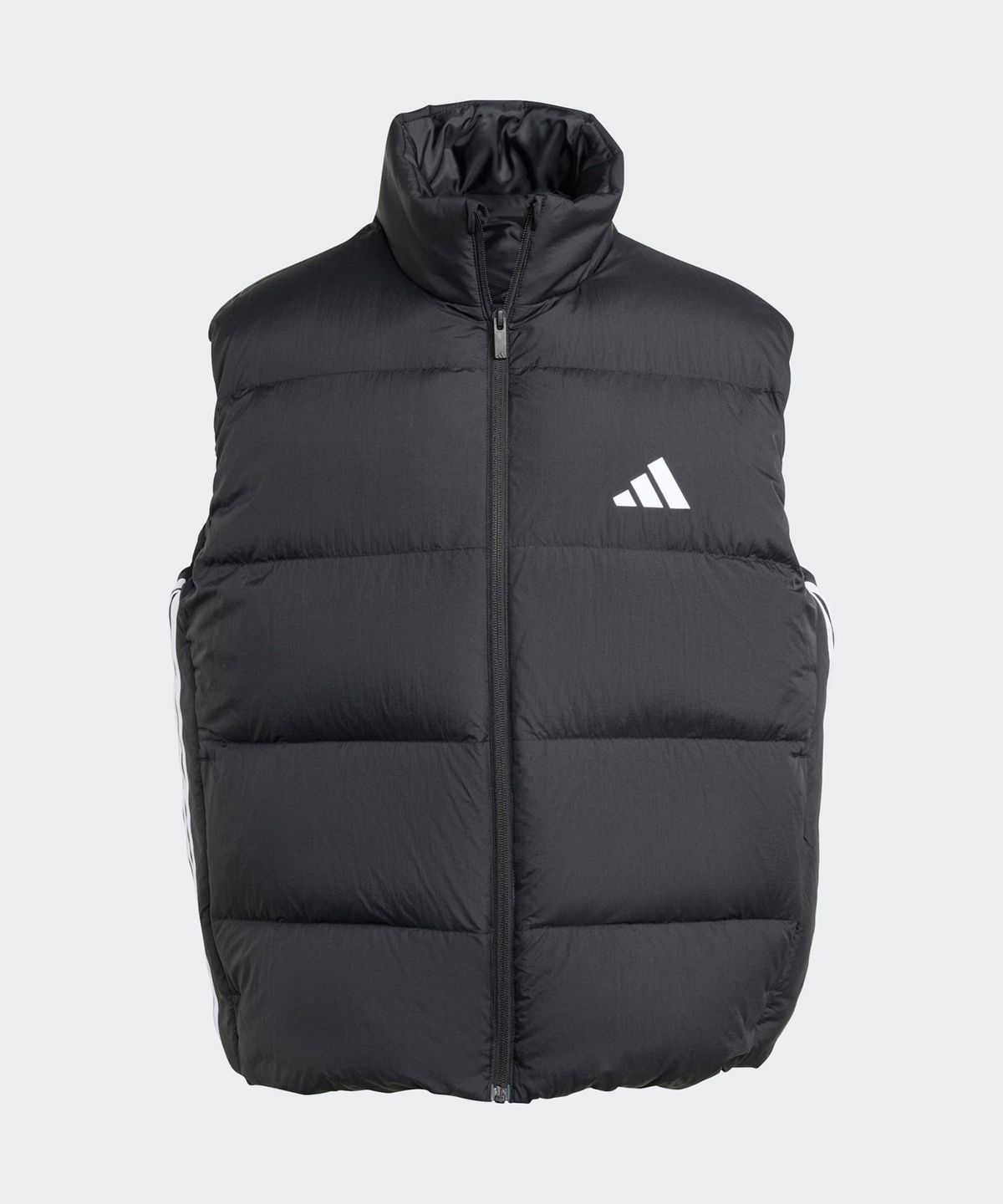 아디다스(ADIDAS) 클라이마웜 3-스트라이프 푸퍼 다운 베스트 - 블랙 / JM4078