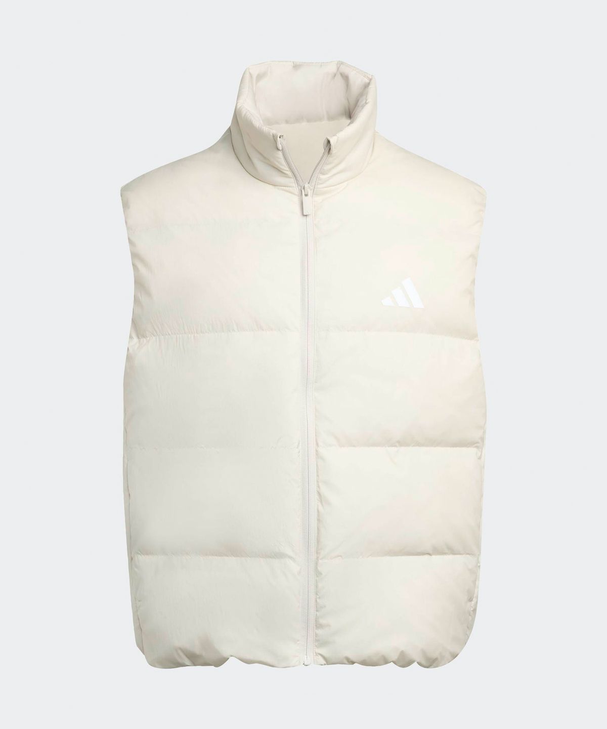 아디다스(ADIDAS) 클라이마웜 3-스트라이프 푸퍼 다운 베스트 - 아이보리 / JM4079