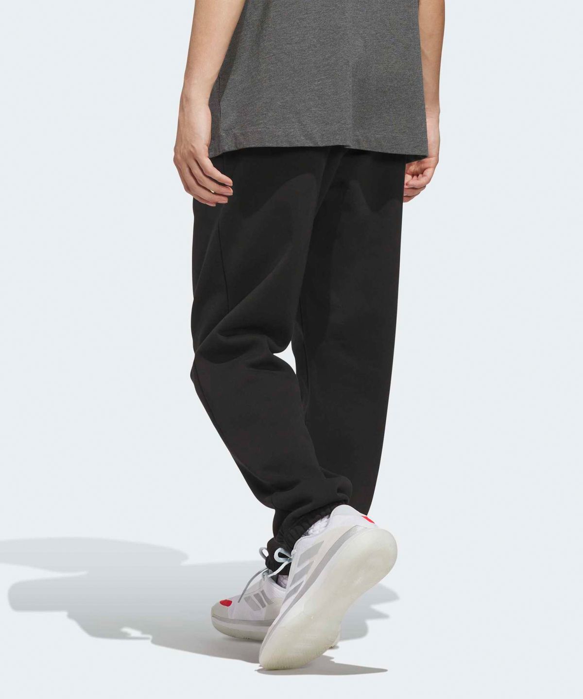 아디다스(ADIDAS) 바스켓볼 플리스 조거 - 블랙 / JX5595