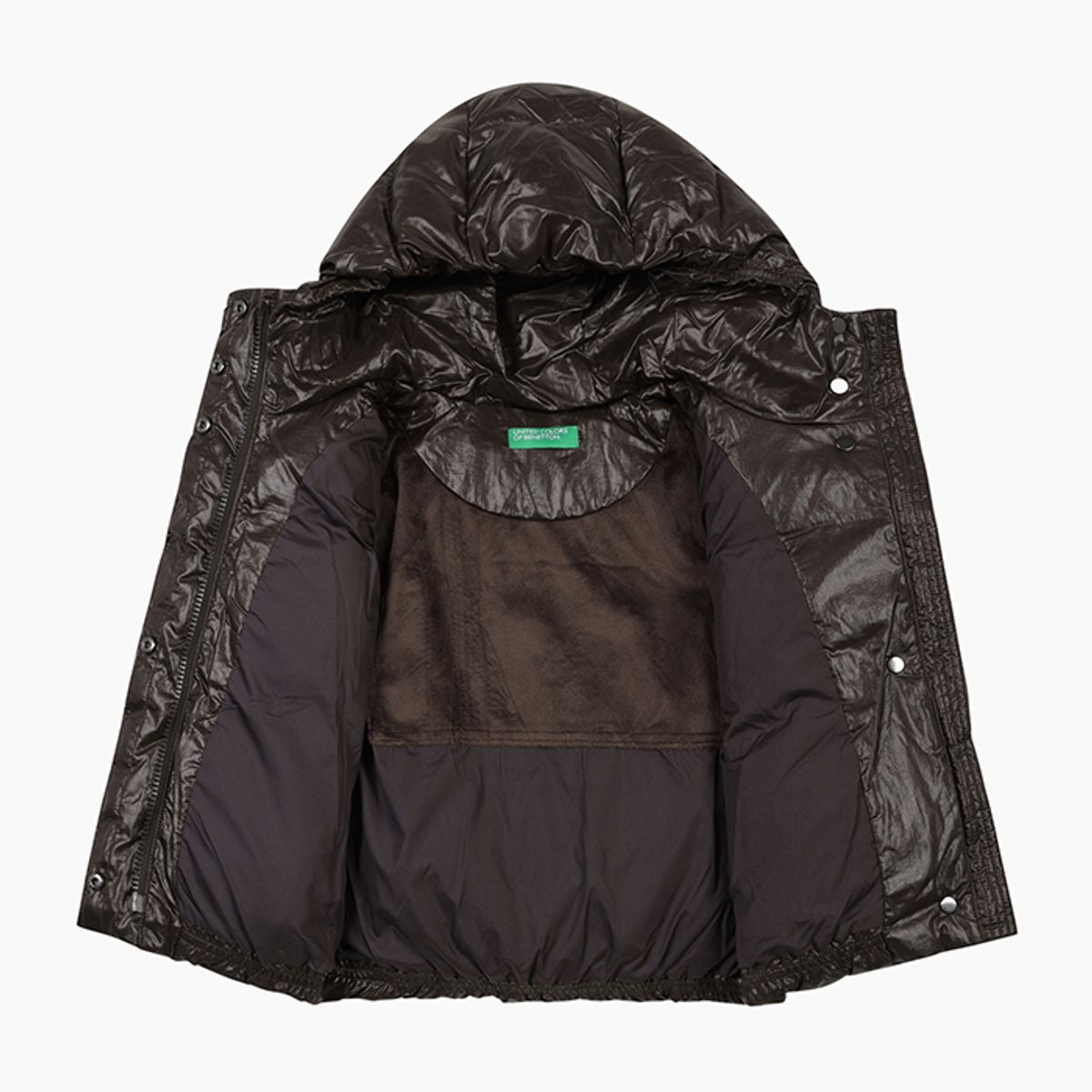 베네통키즈(BENETTONKIDS) 글로시 후디 덕 다운_QADJ04561BR