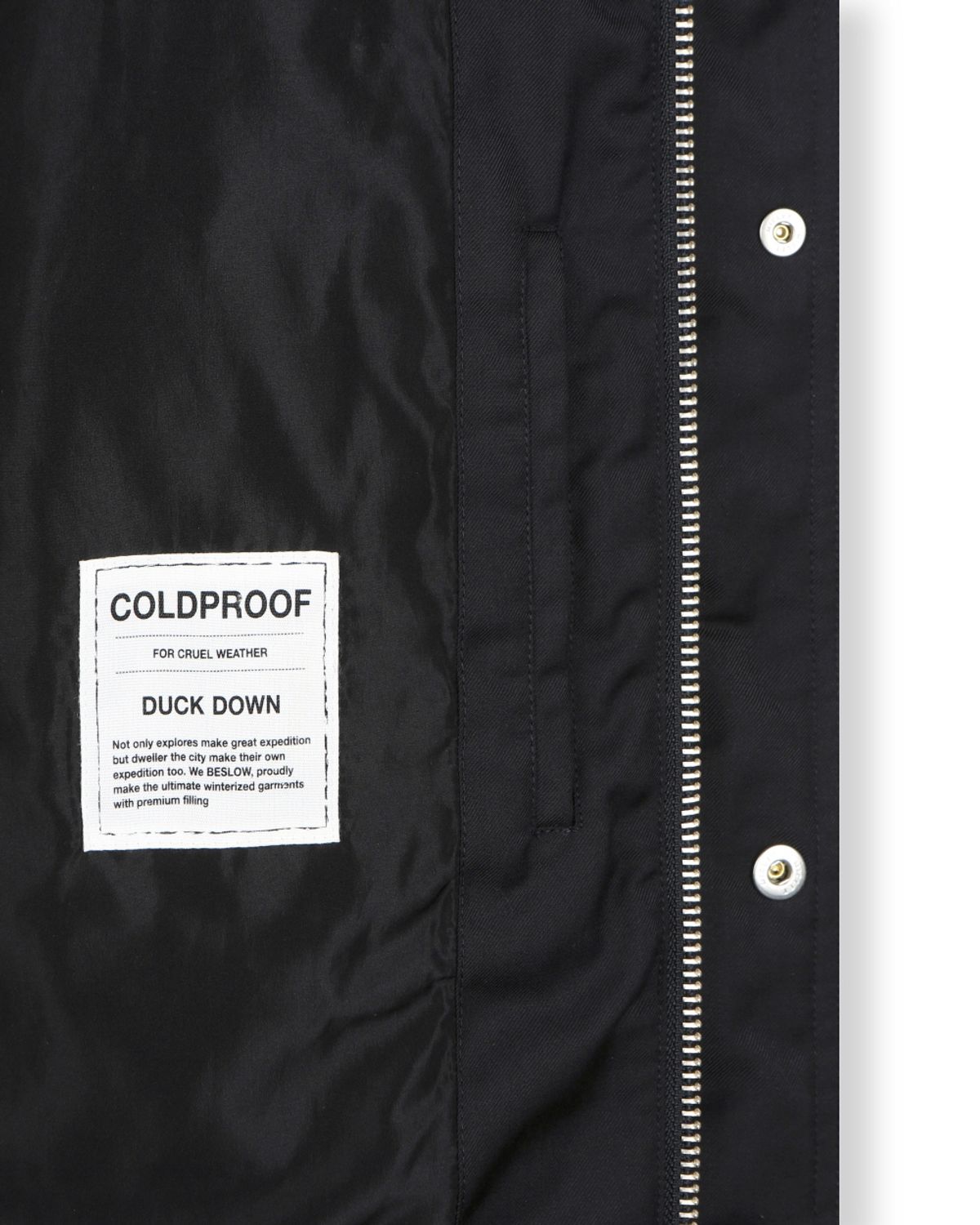 비슬로우(BESLOW) KARAKORAM DOWN PARKA BLACK
