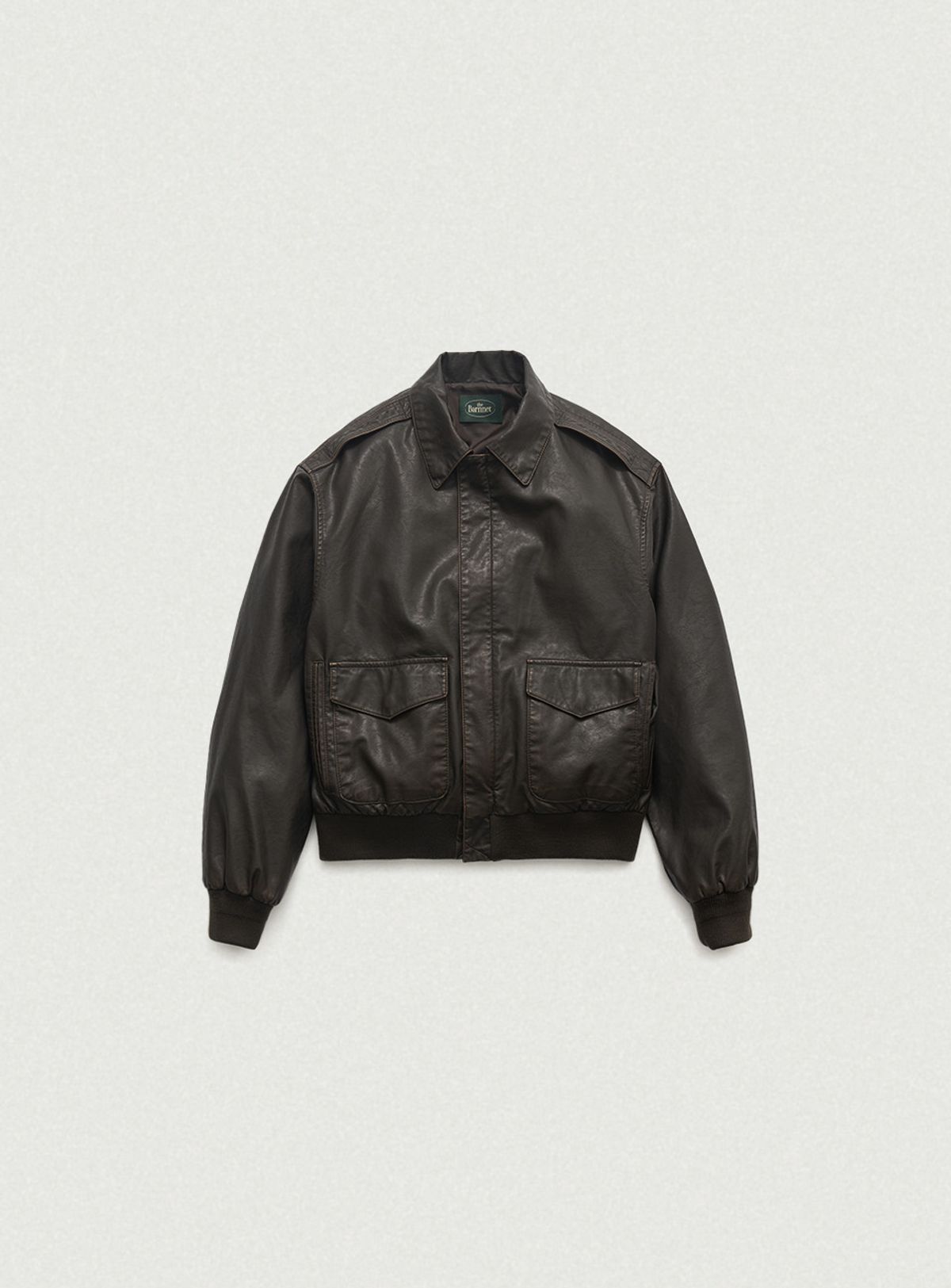 더바넷(THEBARNNET) Brine Vintage Leather Jacket_Brown