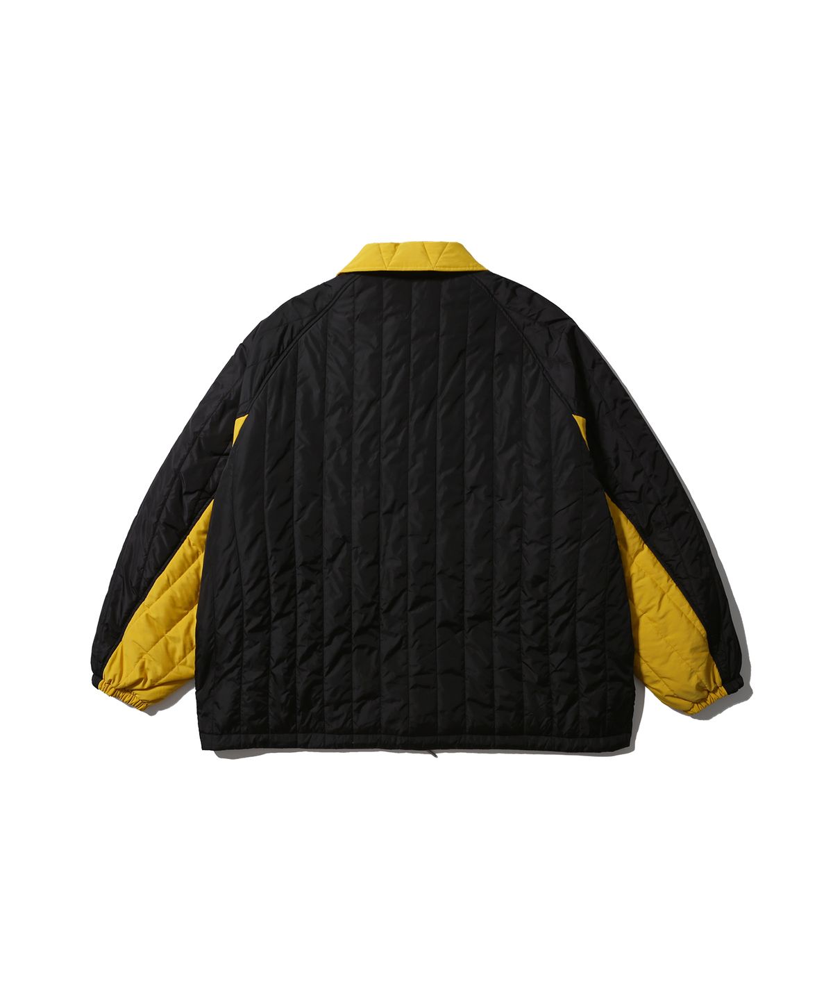 앵글런(ANGLAN) Reversible Quilted Coach Jacket - Yellow
