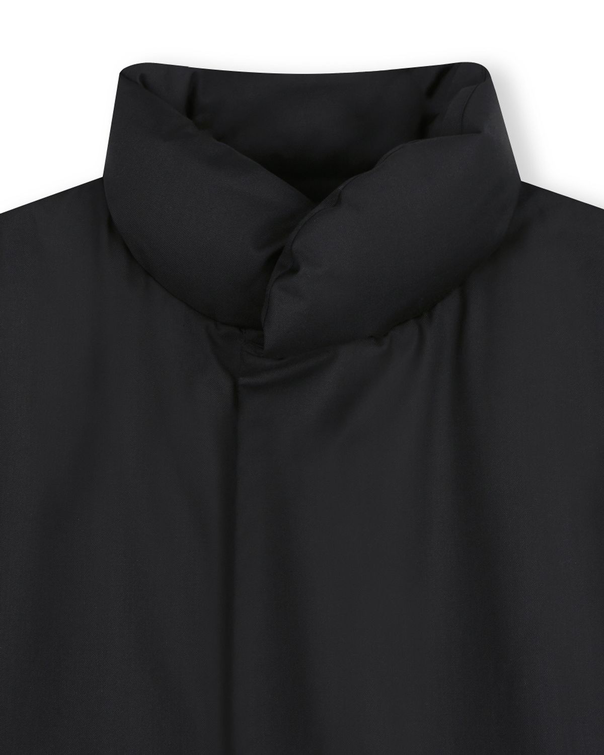 비슬로우(BESLOW) OVERSIZED MINIMAL PUFFER DOWN JACKET BLACK