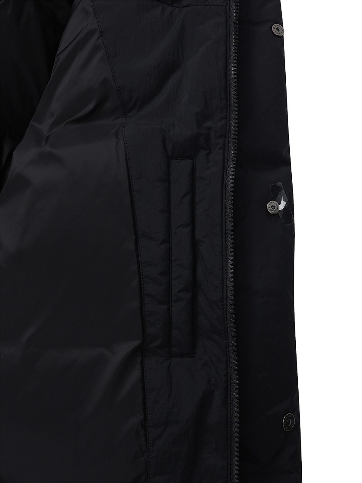 디스커버리 익스페디션(DISCOVERY EXPEDITION) 남성 하이넥 사파리 다운 롱패딩 (BLACK)