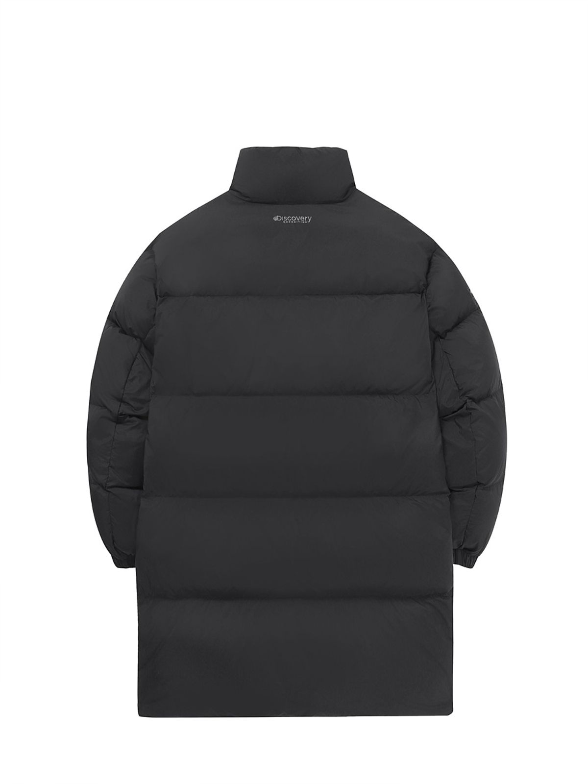 디스커버리 익스페디션(DISCOVERY EXPEDITION) 남성 하이넥 사파리 다운 롱패딩 (BLACK)