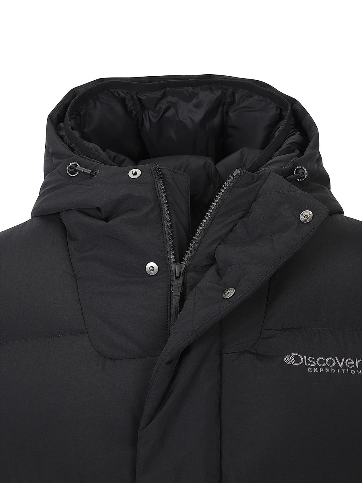 디스커버리 익스페디션(DISCOVERY EXPEDITION) 남성 사파리 다운 숏패딩 (BLACK)