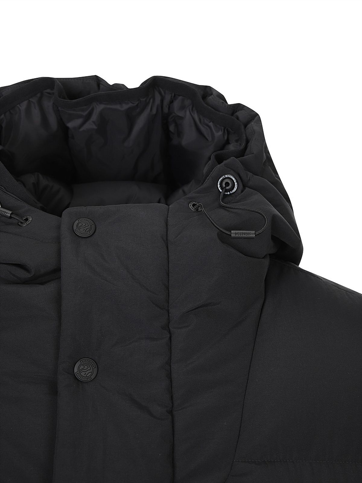 디스커버리 익스페디션(DISCOVERY EXPEDITION) 남성 사파리 다운 숏패딩 (BLACK)