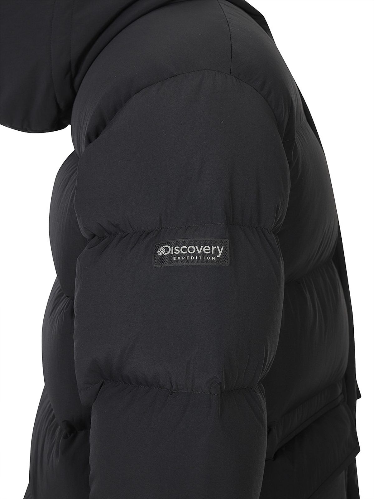 디스커버리 익스페디션(DISCOVERY EXPEDITION) 남성 사파리 다운 숏패딩 (BLACK)